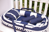Navy Stripes - Baby Nest